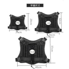 Tactical Camo Dog Vest (Outdoor Training, Chest & Back, Large Dogs)