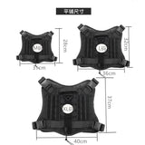 Tactical Camo Dog Vest (Outdoor Training, Chest & Back, Large Dogs)