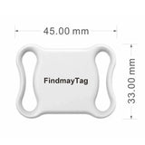 Waterproof GPS Cat Collar Tracker - Bluetooth Locator for Apple & Android