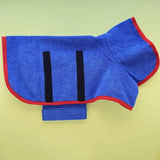 Nanofiber Dog Bathrobe — Full-Body Quick-Dry Wrap, 5 Sizes