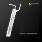Glass CO2 Bubble Counter & Diffuser (Spiral Design, Planted Tank)