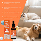 Gentle Ear Care Drops for Dogs & Cats — Earwax Remover & Anti-Fungal Cleanser