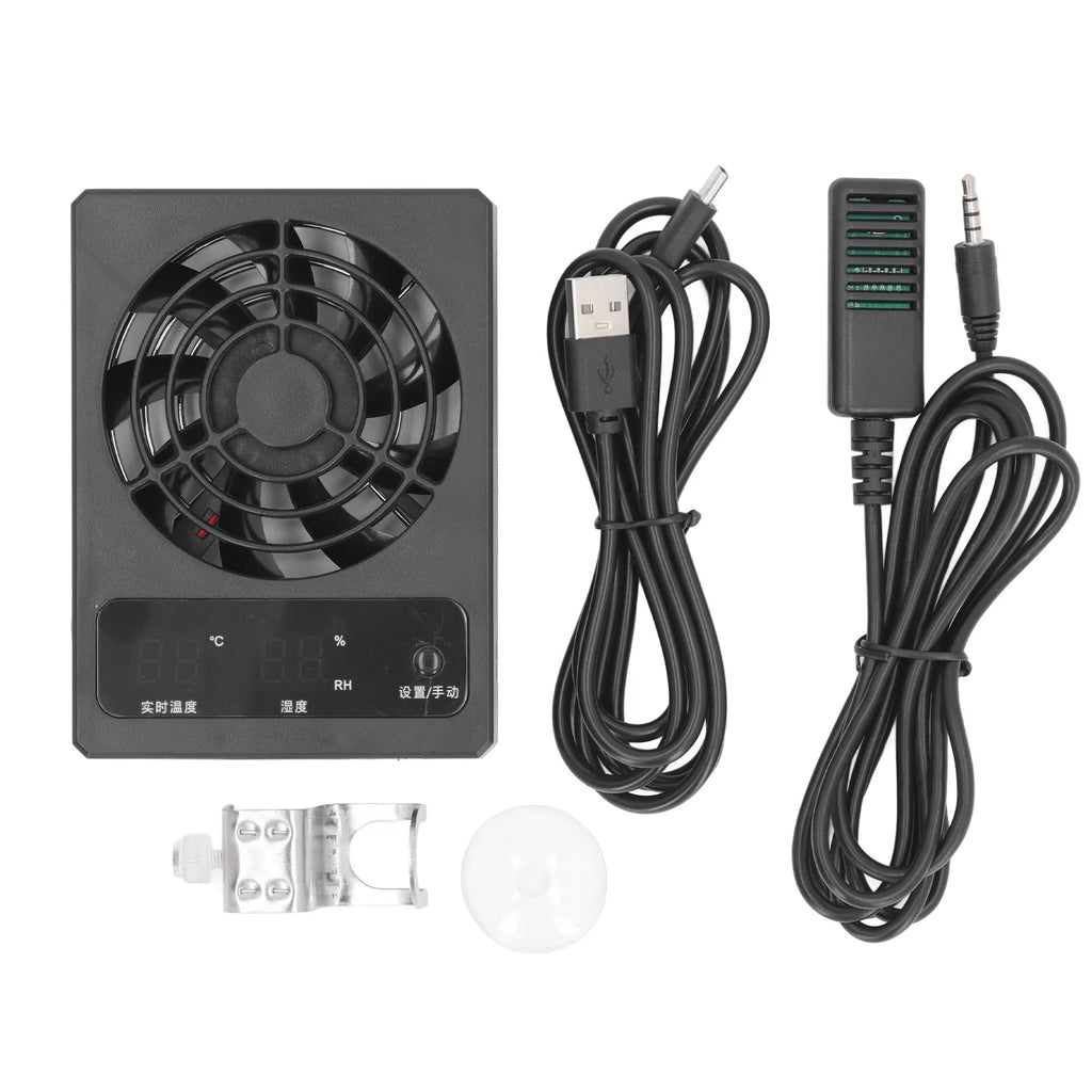 Quiet Terrarium Ventilation Fan — Reptile Tank Air Circulation & Cooling