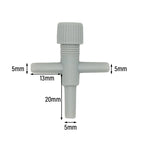 Aquarium Air Flow Control Valves for 5mm Tubing 10/20 Pack