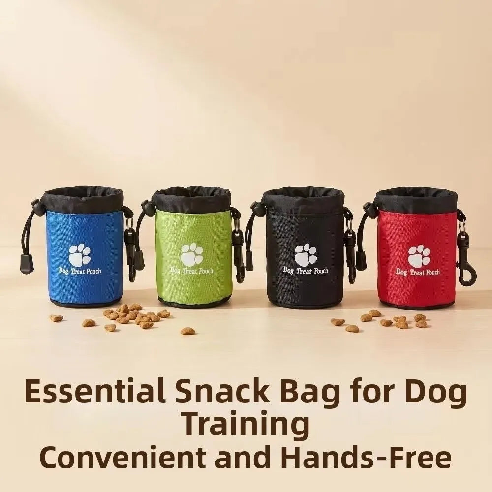 Dog Treat Training Pouch (Hands-Free, Leak-Proof, Belt Clip)