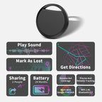 Mini Bluetooth GPS Smart Tracker for Google Find Hub - Anti-Loss for Pets & Keys
