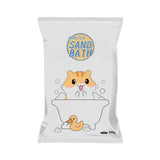 Natural Silica Bath Sand — Low-Dust Deodorizing Sand for Hamsters, 500g