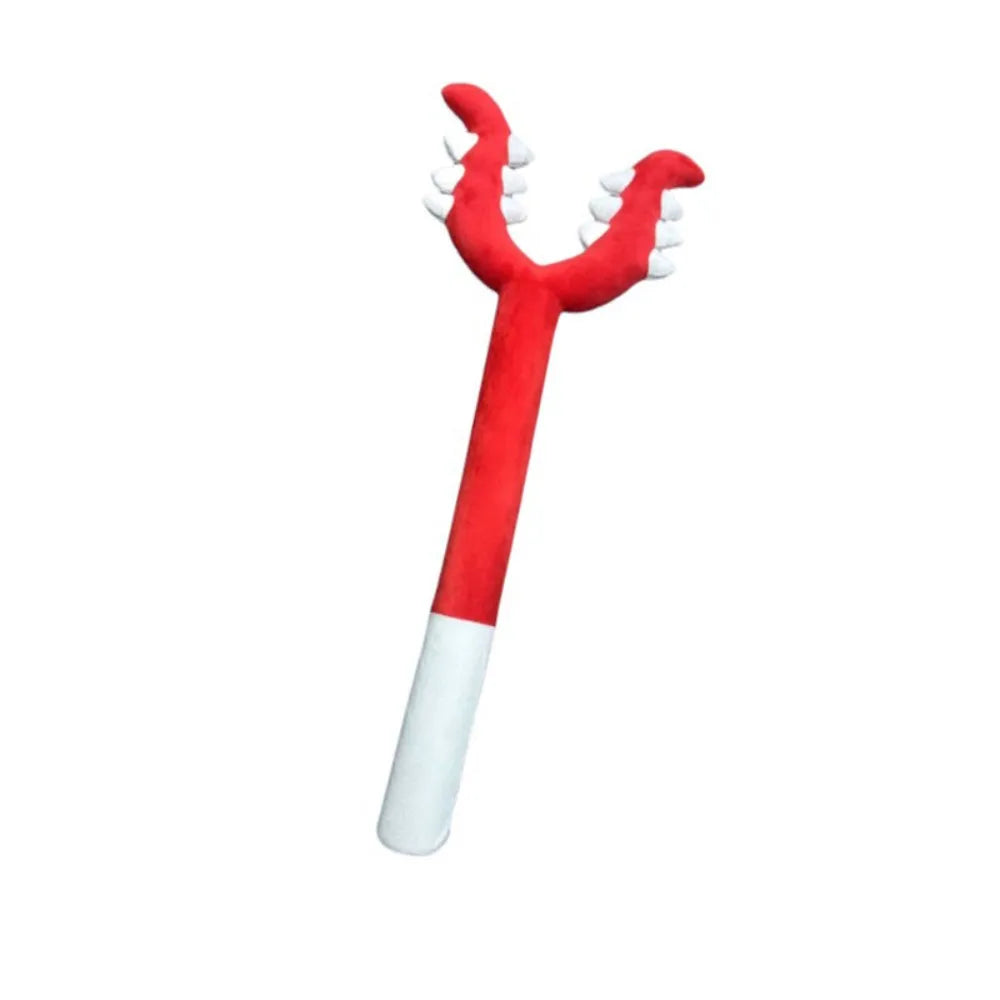 Plush Fork-Shaped Cat Teaser Wand (70cm)