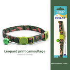Woven Cat Collar with Bell & Safety Buckle