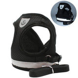 Reflective Escape-Proof Mesh Harness & Leash Set — For Cats & Small Dogs