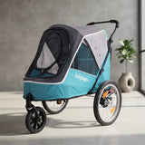 Pet Strollers for Small Medium Dogs Cats Three Wheeled Bicycle Connection Removable Washable Modern Travel Carrier Buggy Cart