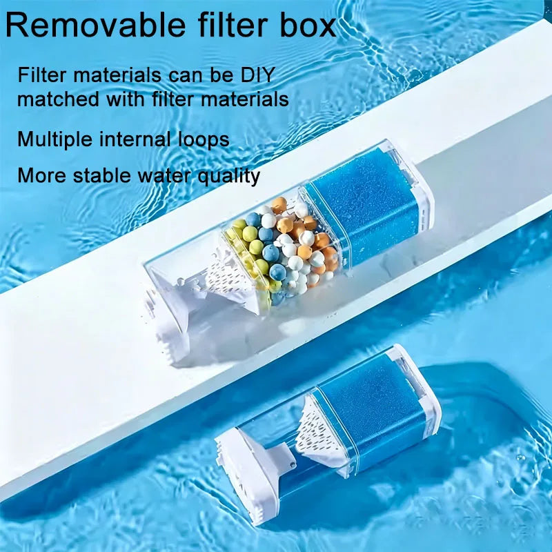 220V Submersible Aquarium Filter Pump (Anti-Backflow, Wave Maker)