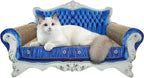 Couch-Shaped Cardboard Cat Scratcher Sofa with Catnip