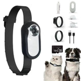HD 1080P Pet Camera Collar for Dogs & Cats - Wireless Mini Action Cam for Outdoor Use