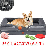 Waterproof Pet Bed with Removable Cover (Machine Washable)