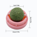 3-Pack Catnip Chew Balls — Interactive Teething Toy Set for Cats & Kittens
