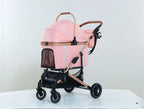 2025 Lightweight Foldable Pet Stroller for Dogs & Cats — Portable Outdoor Travel Carrier