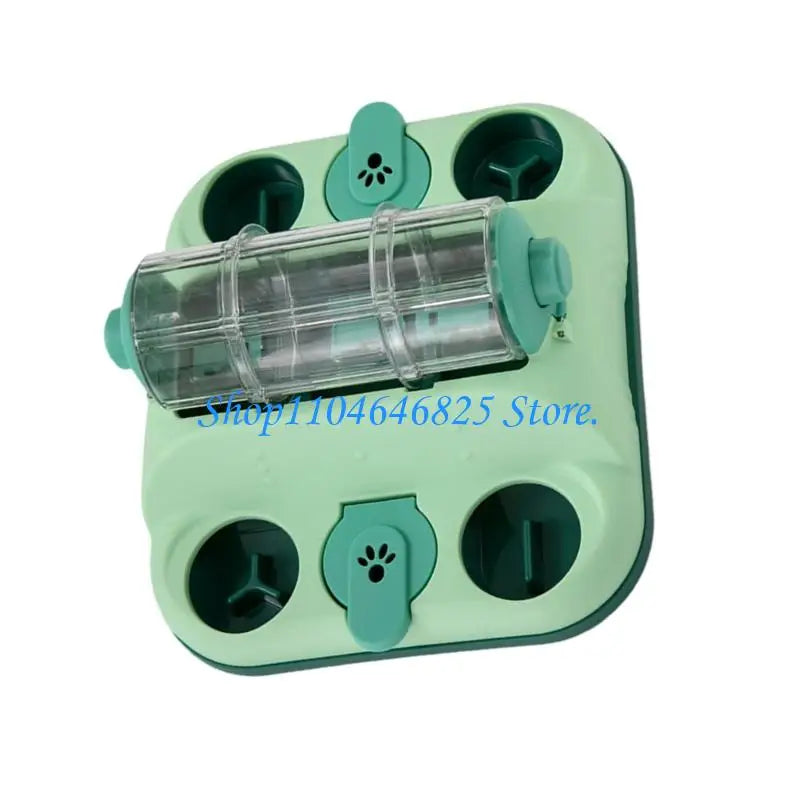 Pet Feeder Puzzle Roller Toy (Adjustable Difficulty, Mental Enrichment)