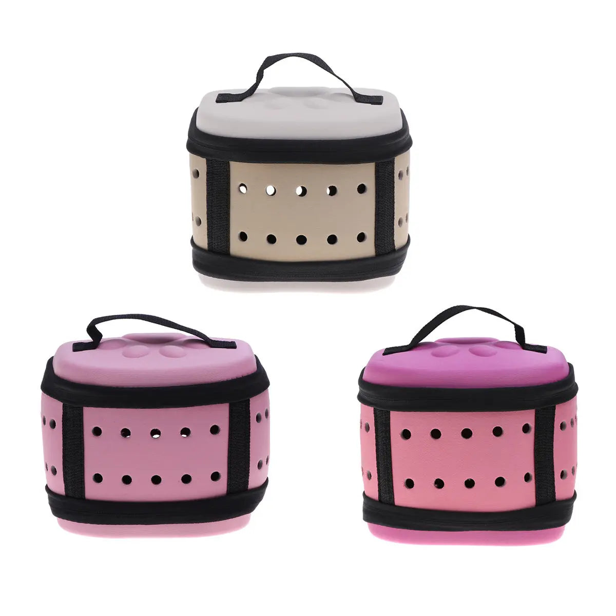 Foldable Pet Travel Carrier Bag (Breathable Mesh, Portable, Small Dogs)
