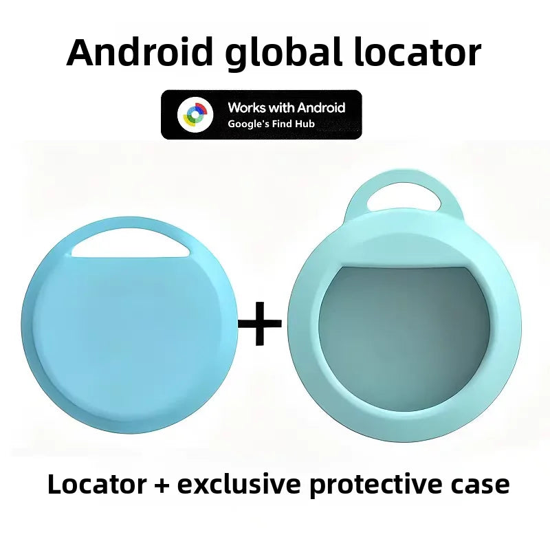 Android Anti-Lost Locator with Protective Cover & Lanyard for Cars, Elderly & Pets