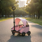 Sun Shade Pet Carriage Stroller for Small Pets — Lightweight Spacious Outdoor Carrier