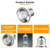 UVA/UVB Basking Bulb for Reptiles — E27 Sunlight Heat Lamp