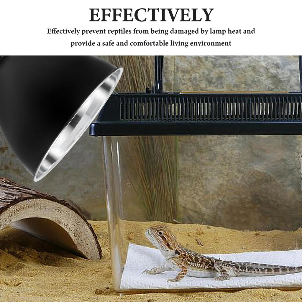 Iron Reptile Heat Lamp Dome — Reflector Shade for E27 Bulbs