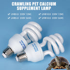 UVB Reptile Heat Bulb — E27 Fitting, 5.0/10.0 UVB, 13W/26W