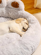 Fluffy Plush Winter Pet Bed Basket