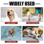 Quick-Drying Dog Bathrobe — Ultra-Absorbent Coral Fleece, Easy On/Off