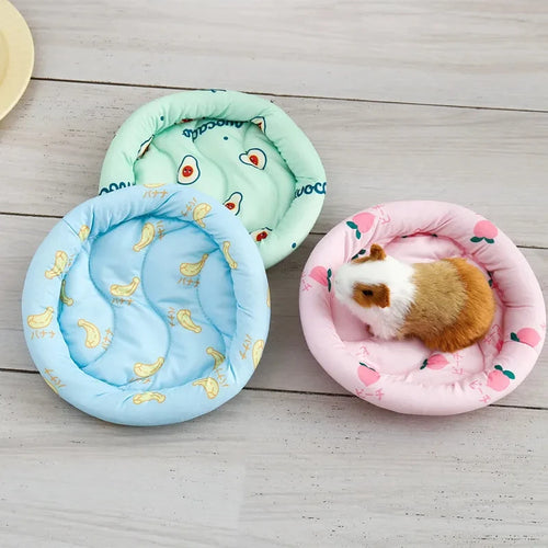 Circular Sleep Mat — Cozy Cushioned Bed for Small Pets