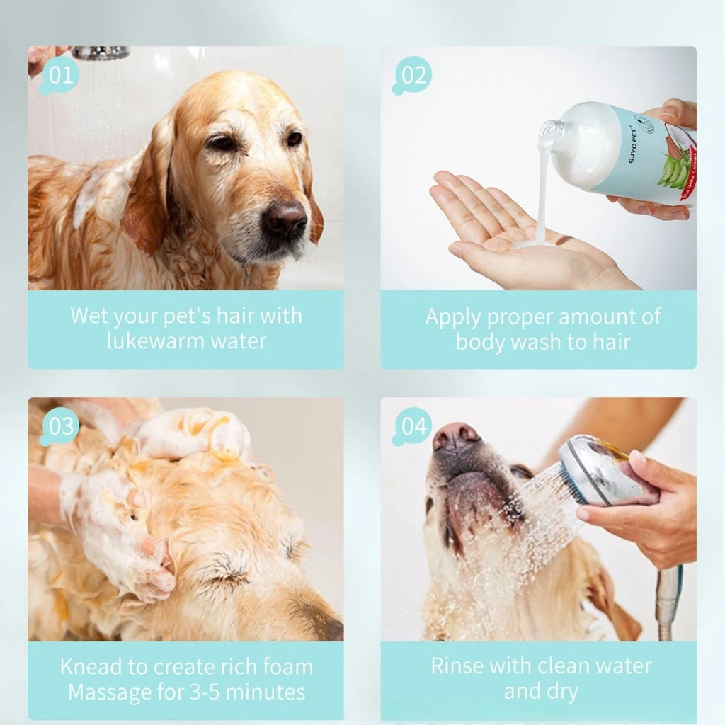 Pet Shampoo and Shower Gel (Long-Lasting Fragrance, Multi-Formula Options)