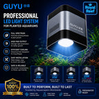 GUYU WRGB Full Spectrum Aquarium LED Lamp (25/35/65W, Clip-On, Plant & Fish)