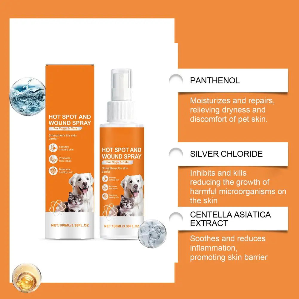 Herbal Pet Skin Care Spray — Soothes Irritation, 100ml