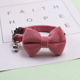Breakaway Christmas Cat Collar with Bow Tie & Bell (Plaid)