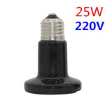 Ceramic No-Light Heat Lamp for Reptiles — E27, 25W-100W, 110V/220V