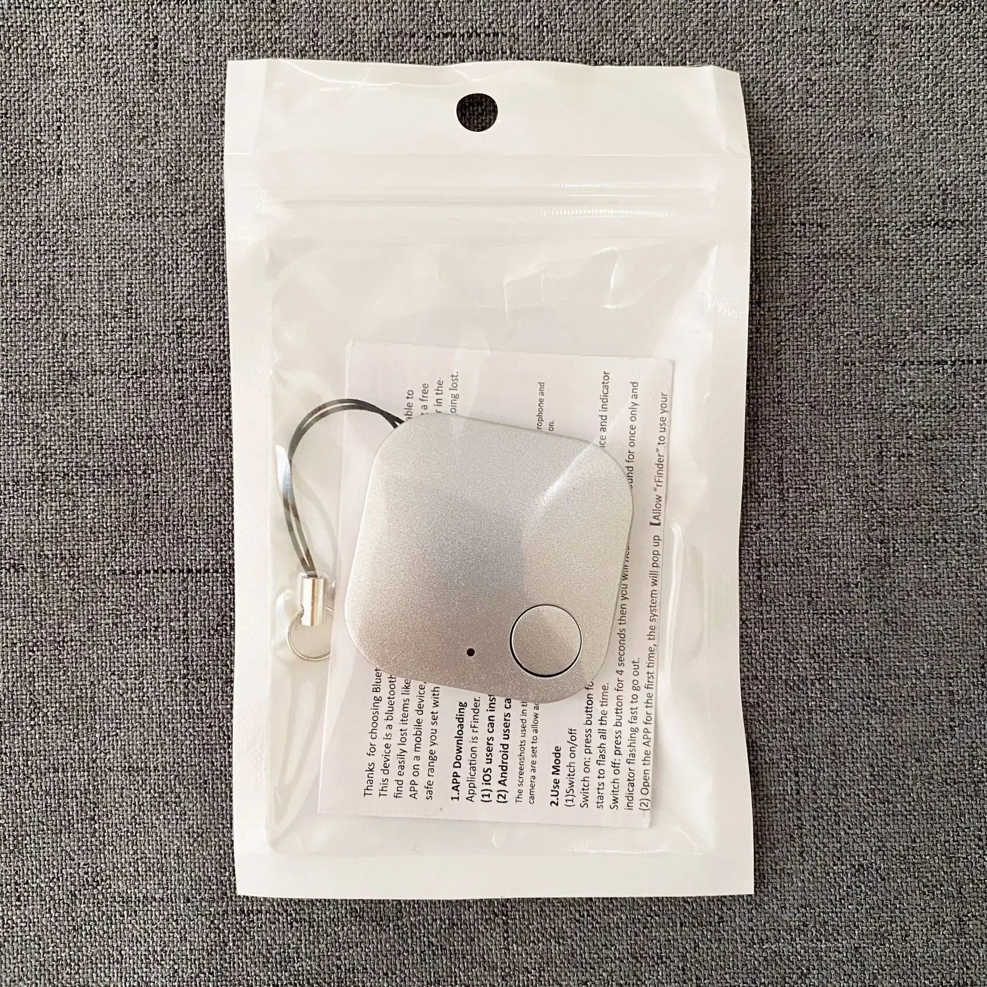 Mini Bluetooth Pet Tracker with Built-In Speaker - AirTag-Style Finder
