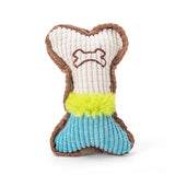 Plush Squeaky Bone Toy — Chew Toy for Small & Medium Dogs
