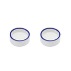 Mini Ceramic Reptile Water & Food Bowl — Set of 2 for Spiders, Geckos & Tortoises