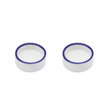 Mini Ceramic Reptile Water & Food Bowl — Set of 2 for Spiders, Geckos & Tortoises