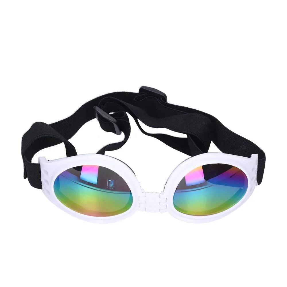 Foldable Dog Sun Goggles (UV Protection, Windproof, Adjustable)