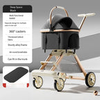 One-Click Fold Universal Lightweight Cat & Baby Stroller — 2026 Model
