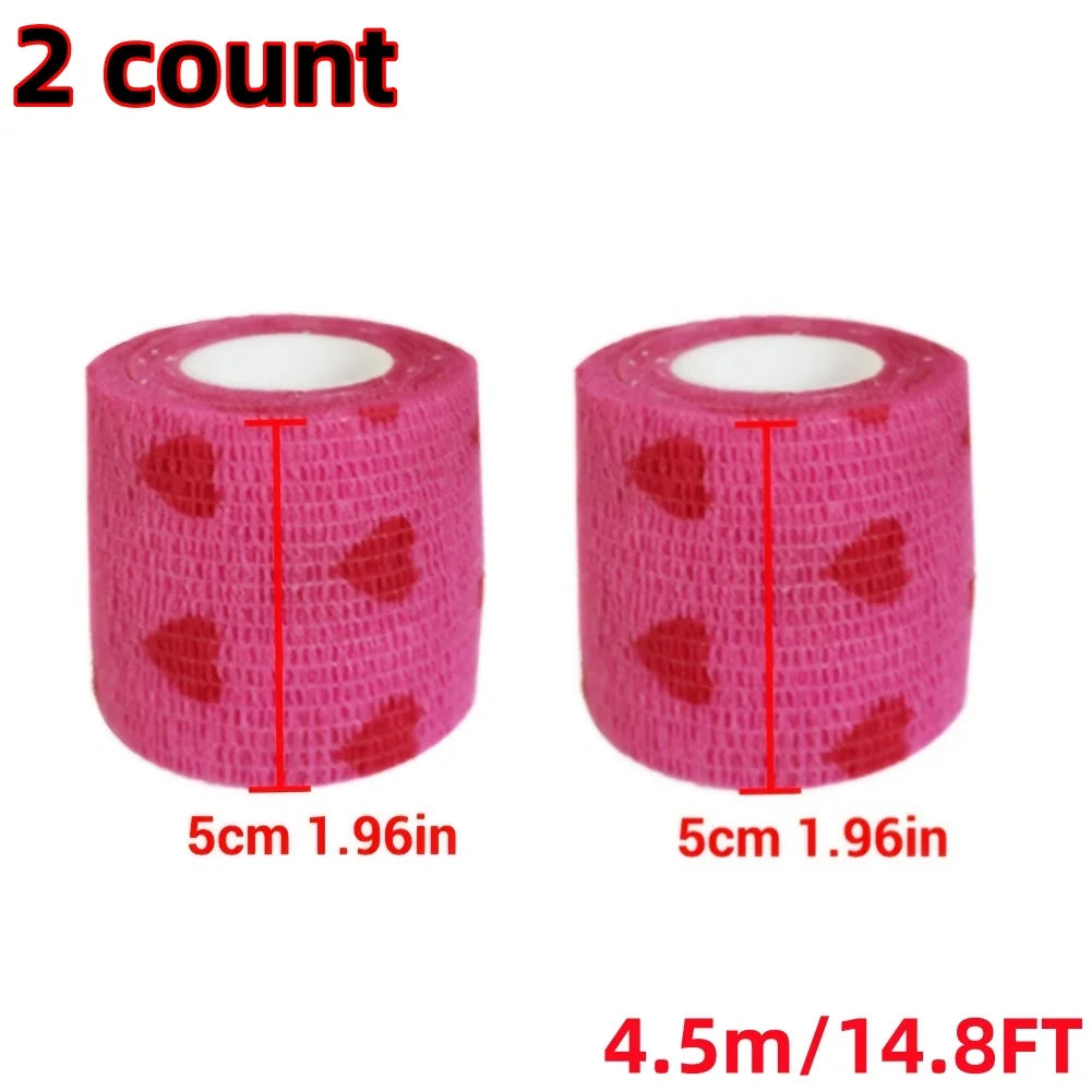 Self-Adhesive Pet Wound Wrap — Breathable Elastic Bandage, No Clips Needed