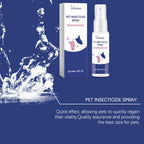 Pet Flea Repellent & Deodorizing Spray — Long-Lasting Liquid Formula