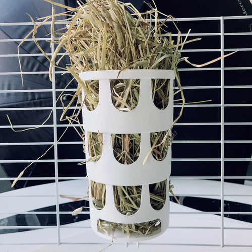 Rabbit Hay Feeder — Wall-Mounted Cage Feeder for Small Pets