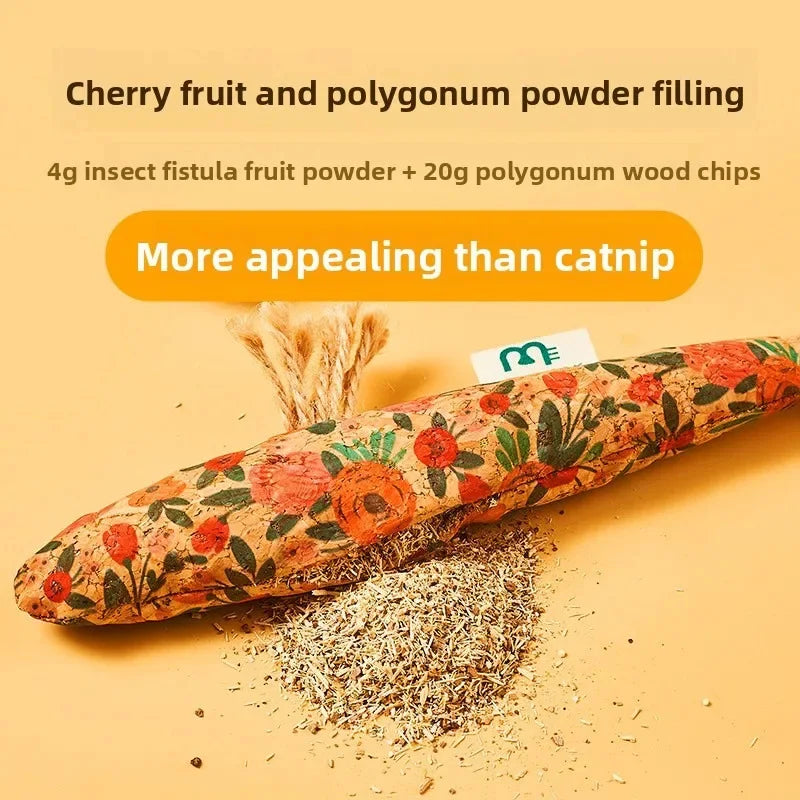 Cork Fish-Shaped Cat Bite Toy — Teeth Grinding & Claw Relief Interactive Play Toy