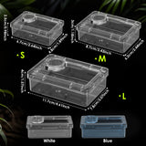 Anti-Escape Feeding & Water Bowl — Keeps Mealworms & Roaches In for Lizards & Geckos
