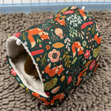 Triangular Hanging Pet Nest — Warm Plush Bed for Small Animals