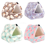 Cozy Small Pet Hideout Bed — Soft Cotton Hammock for Hamsters & Guinea Pigs