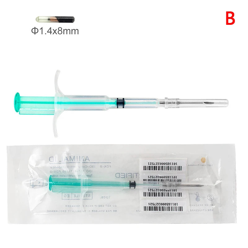 Pet Microchip Implant Syringes for Dogs, Cats, Horses & Fish